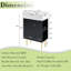 Petit meuble-lavabo de 21,6 pouces avec rangement à droite, lavabo en céramique-118320802