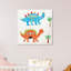 Jazon «Dino Duo», peinture sur toile tendue-407308595