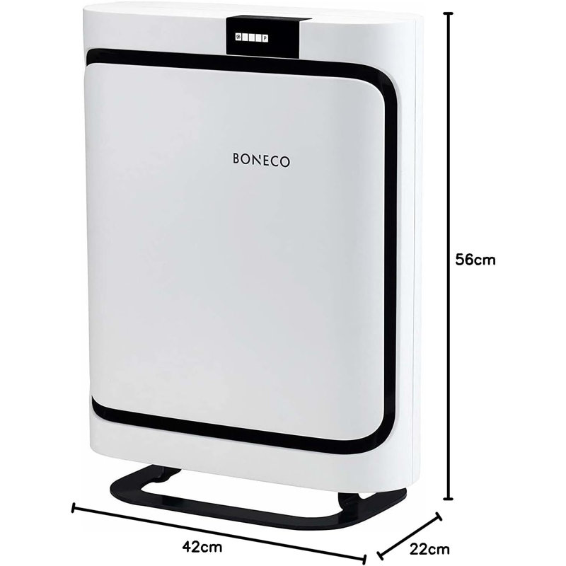 Boneco P400 Air Purifier White - Efficient 27W Home Air Cleaner with Replaceable Allergy, Baby & Smog Filters, Quiet Operation & Modern Design