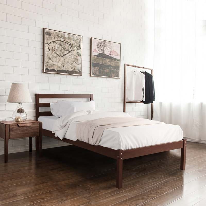 Adarien Solid Wood Slat Bed