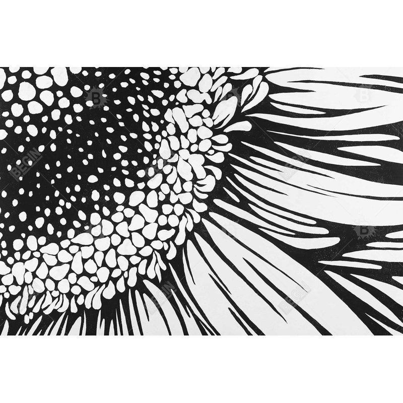 Gerbera flower Bath Mat with Non-Slip Backing - Quick Dry Memory Foam Bathroom Rug - Absorbent - Modern Plush Spa-Style - Machine Washable