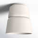 Logan Single Light Ceramic Flush Mount