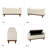 Luker 46.2" W Upholstered Tufted Storage Bench with Solid Wood Legs-2051996009