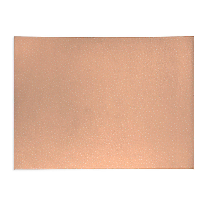 Paulie Chimi Indoor Doormat, 60" W x 84" L, Peach