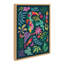 «Tropical Toucan» par Rachel Lee, 3 oiseaux, reproduction d'art sur toile encadrée