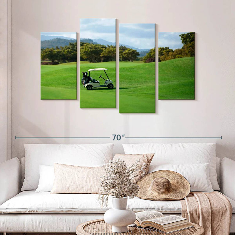 Golf course cart Sireci, H 32 po x l 52 po