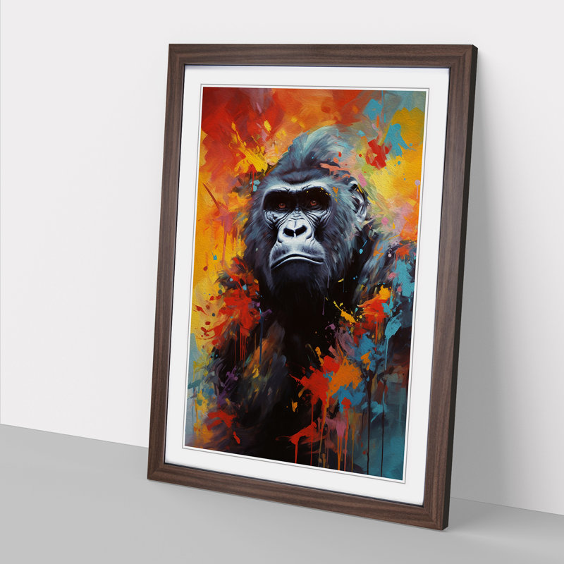 Gorilla Symbolism - Framed Print