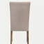 Ensemble de chaises parsons à dossier serré cappuccino et noir (2 pièces)