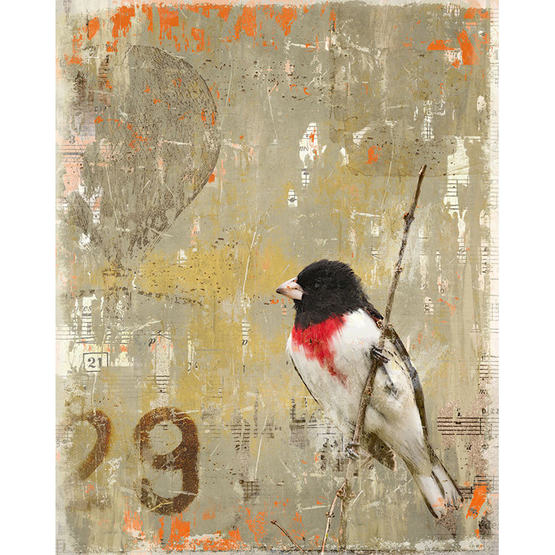 Aves 29 Print by Zoey Riley, Knife Gel, 30" H x 24" W
