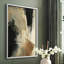 «Baked Paintstrokes V», reproduction encadrée en bois massif-2107057371-2107057364