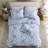 4 Piece Full Queen Reversible Floral Quilt Set with Decorative Pillow 90 x 90 Inch-135278204
