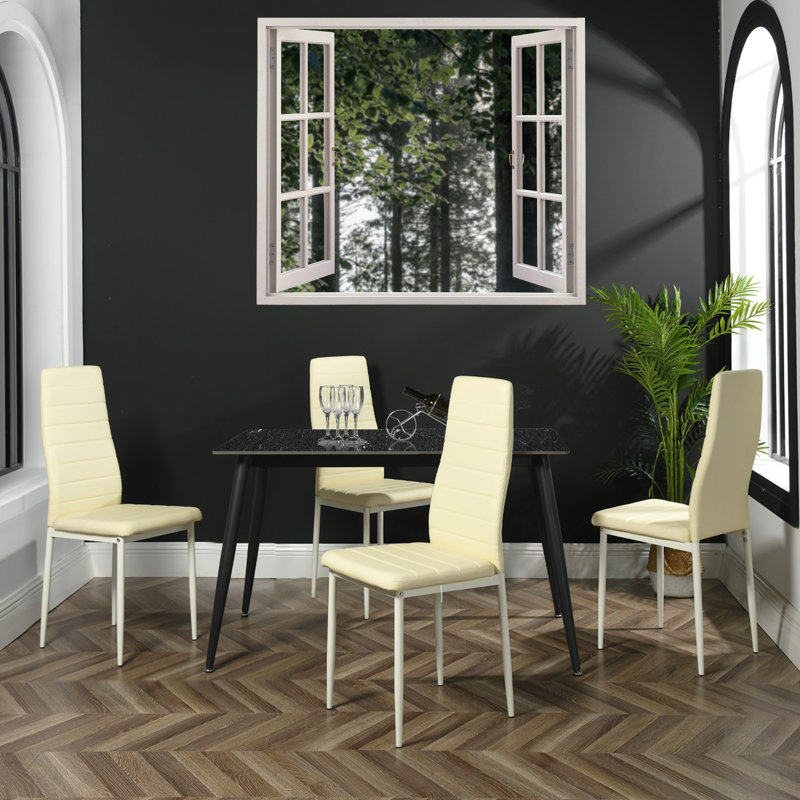 Chaise de salle à manger, Beige