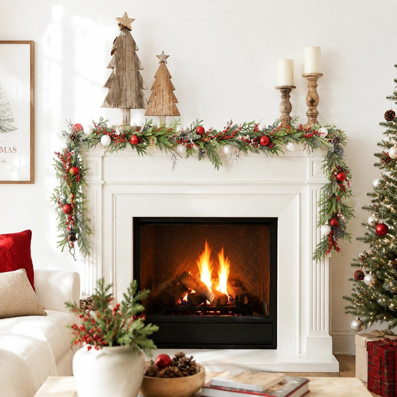 Guirlande 70,87 pouces Red Berry Christmas