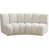 Tissu crème bouclé sélectionné