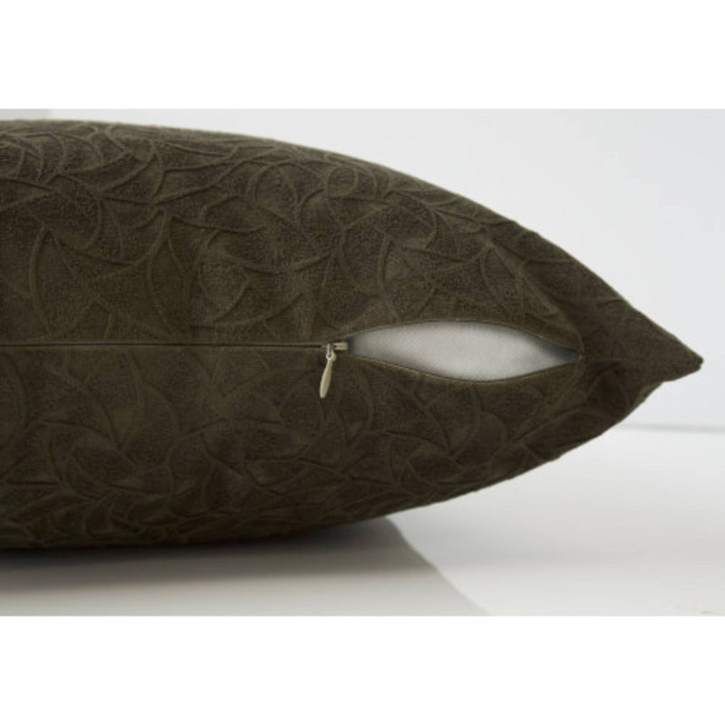 Élégants coussins décoratifs verts 18 x 18, insert en polyester hypoallergénique moderne inclus pour la chambre à coucher du bureau d'entrée du canapé