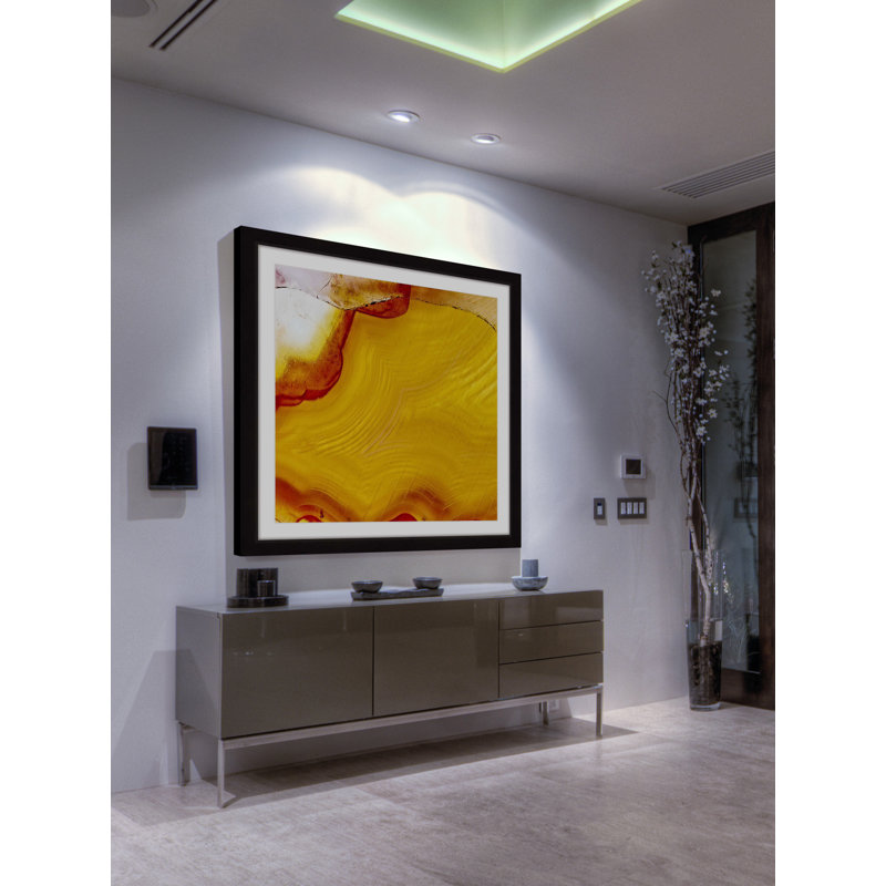 « citron agate », reproduction d’art encadrée, H 24 po x l 24 po x P 1,5 po