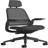 Steelcase Series 1 Frame Graphite With Headrest, 3D Micro Knit