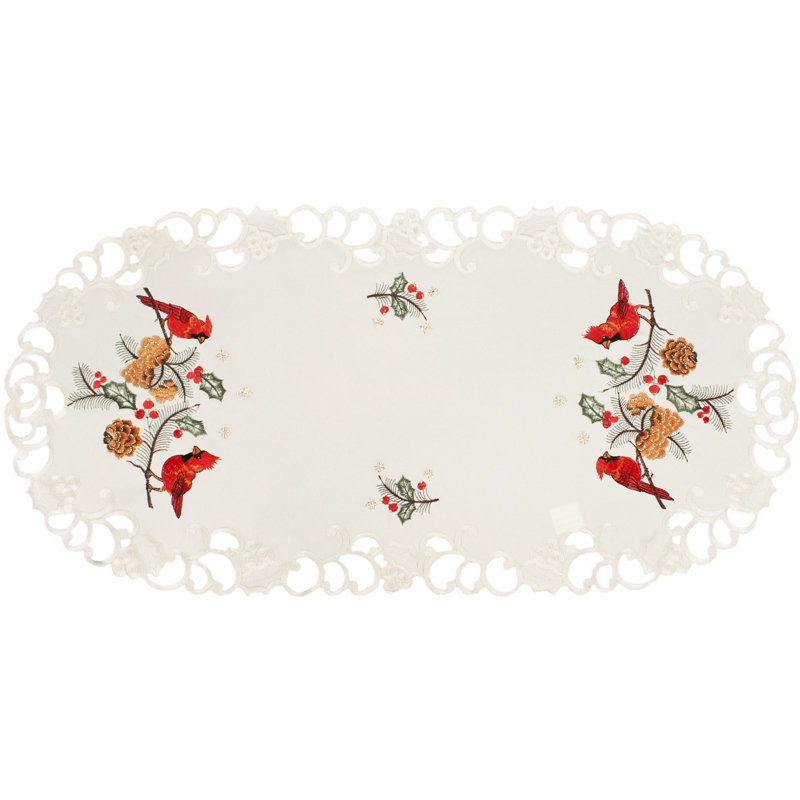 Red Cardinal Table Runner (14"x27")