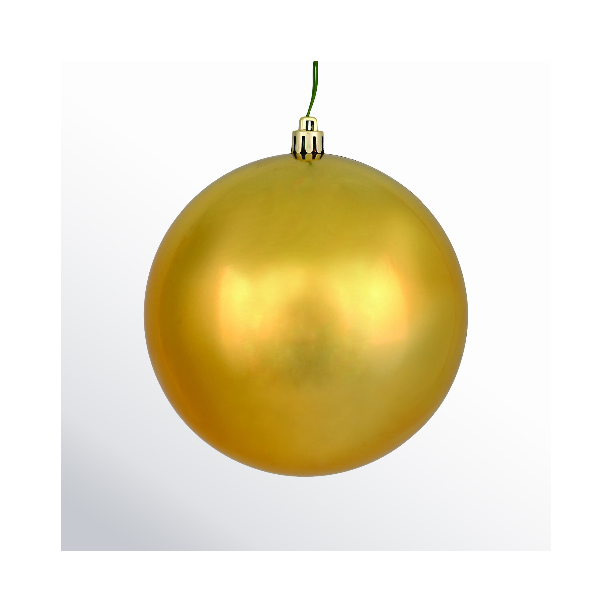 Holiday Décor Ball Ornament, 3", Copper Gold