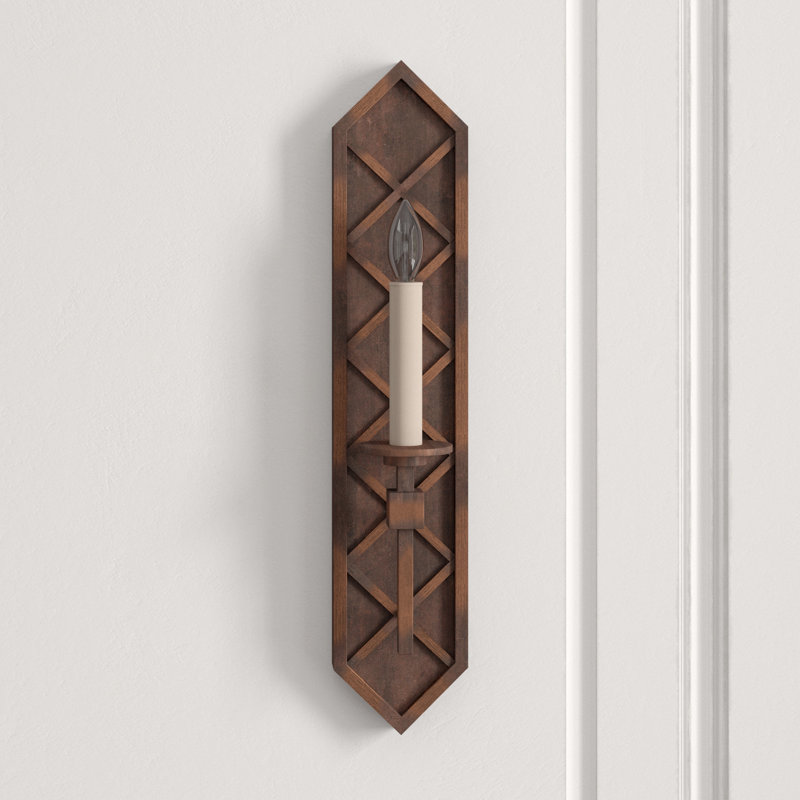 Cienfuegos 1 - Light Candle Wall Light, Antique Bronze