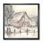 Cadre photo vii "campagne grange" , reproduction sur toile-48299272-48299274