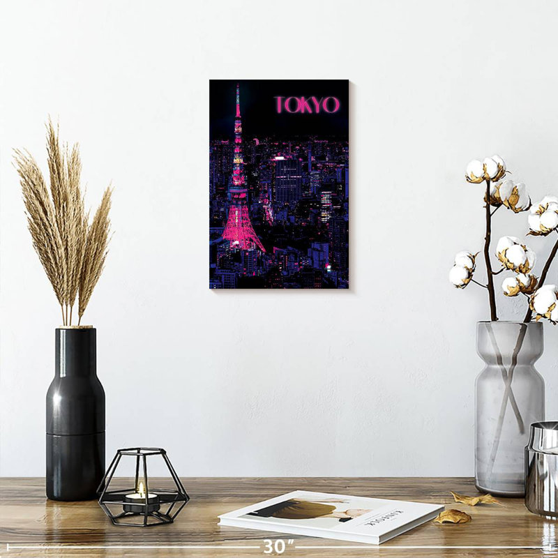 Sireci Neon Tokyo, 12" H x 8" W