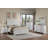 Modern Style 1Pc Dresser Two Tone Design Sleek Handles Bar Handles Six Drawers White Finish Bedroom Furniture