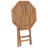 Yerchanig Folding Teak Bistro Table