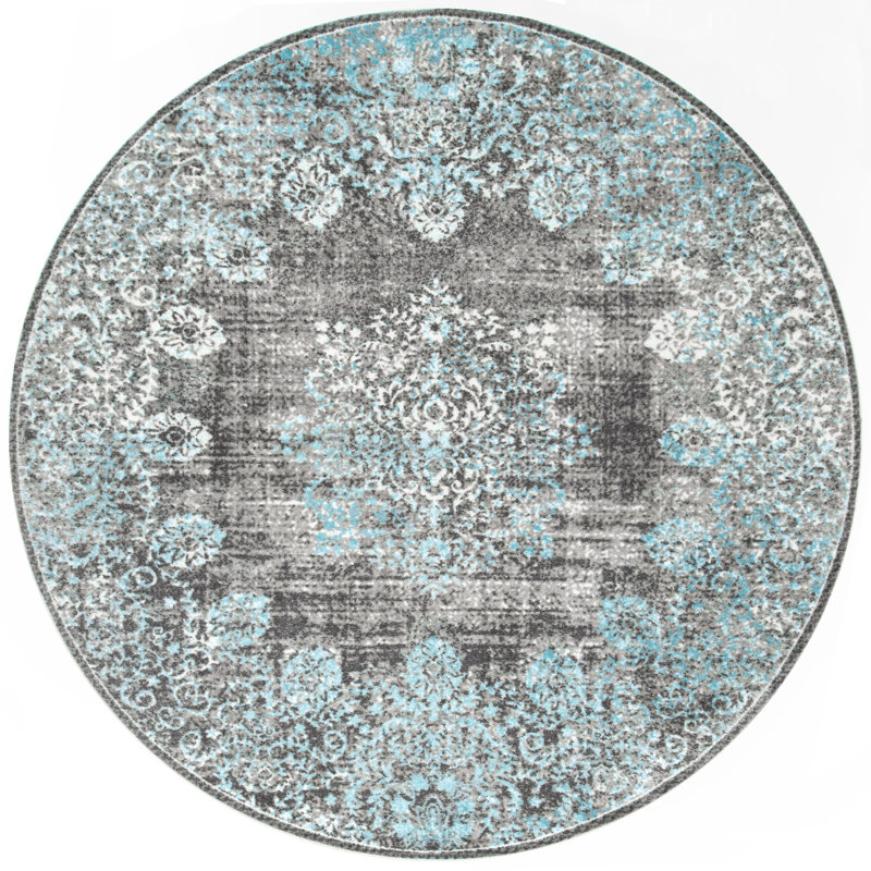 David Oriental Indoor Rug, Round 6'