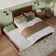 Grand lit plateforme en bois massif Amison