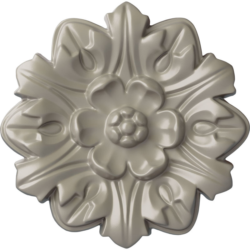 Plafonnier endurathane émeraude de 7 5/8 po x P 1 po Endurathane, Blanc perle