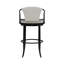 Tabouret de bar pivotant en similicuir Otis-645595244-645595245