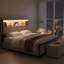 Smart Bookcase Velvet Storage Beds Upholstered Bed-134454803