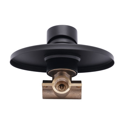 Single Function Shower Handle Valve Bathroom Trim Kit Rough-In Valve Single Handle Tub Shower Valve Mixer Kit