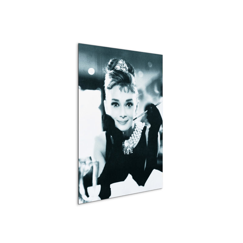 Breakfast at Tiffany's I 77.5cm H x 58cm W MetalArt Materic Aluminum Satin Effect, Frameless Panel, Lightweight Ready to Hang