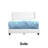 Elegant Transitional Upholstered Bed In White