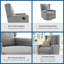 Fauteuil oscillant inclinable pivotant Hudak-132816197