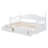 Wooden Twin Size Daybed with Twin Size Trundle, Extendable Daybed with Two Storage Drawers-1915215290