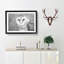 Barn Owl - Single Picture Frame Painting on MDF-56628401-56628400