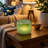Dimmable LED Marble Touch Night Light, USB-C Rechargeable Cordless Portable Bedside Lamp for Desk Office Bedroom