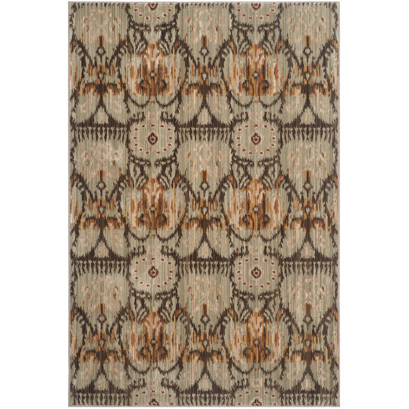 Jaylee Ikat Area Rug, Rectangle 122 x 183 cm