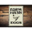 Plaque en aluminium Egg Farm-58196341