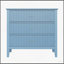 Grande table de bout moderne de 32 po avec table de chevet cannelée bleu clair et menthe 32 po-129345956