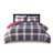 Madison Park Essentials Parkston Red 3M Scotchgard Down Alternative All Season 3-Piece Full/Queen Comforter Set-869301174-947579595