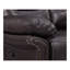 Causeuse inclinable en cuir Global-834864055
