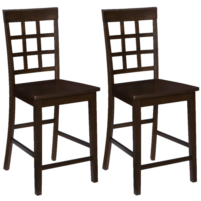Tabouret de comptoir 24 po Kaima, Espresso
