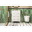 Meuble-lavabo moderne 24 po avec lavabo en céramique et structure en bois massif Nara-123512853