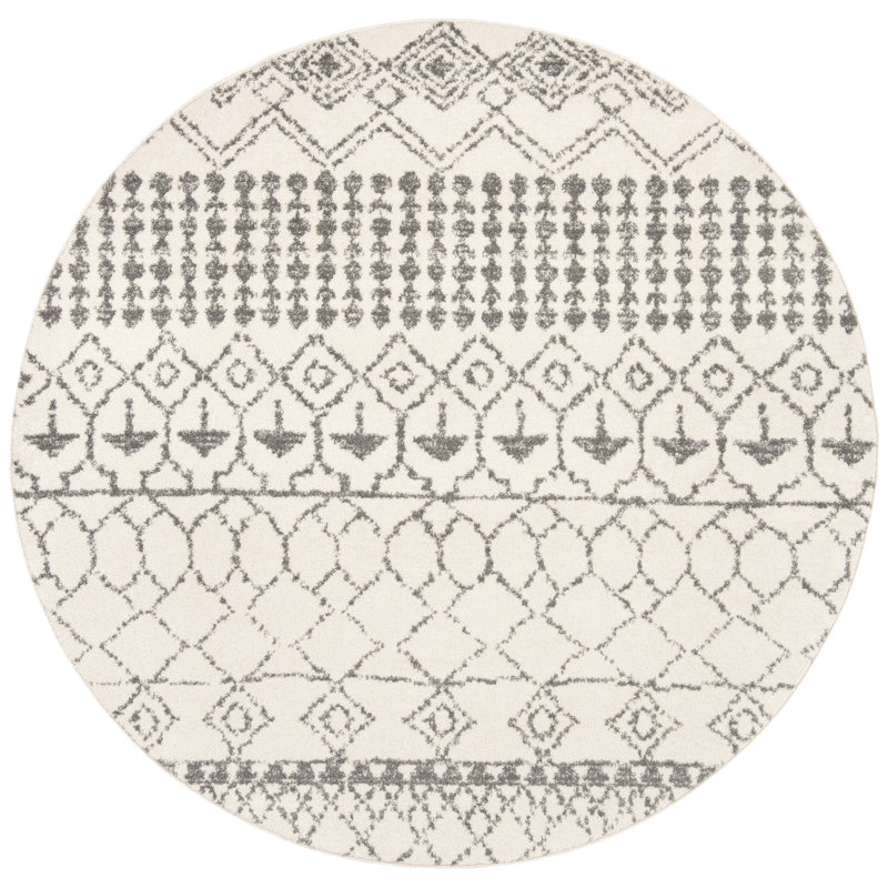 Reith Tulum Performance Southwestern Rug, Round 3'