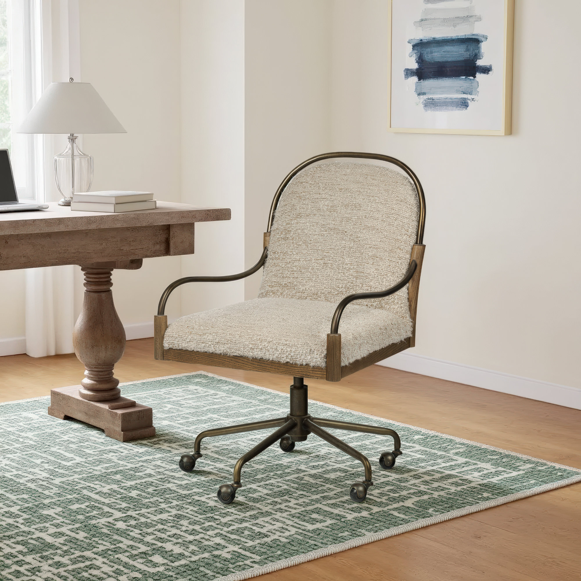 Demi Desk Chair, Ivan Stone