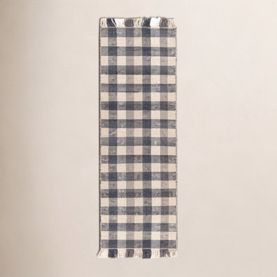 Cordelia Hand-Woven Plaid Rug